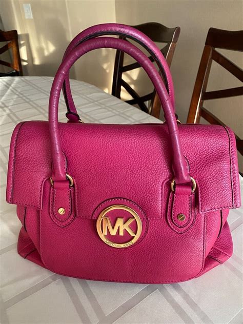 red michael kors clutch|hot pink Michael Kors purse.